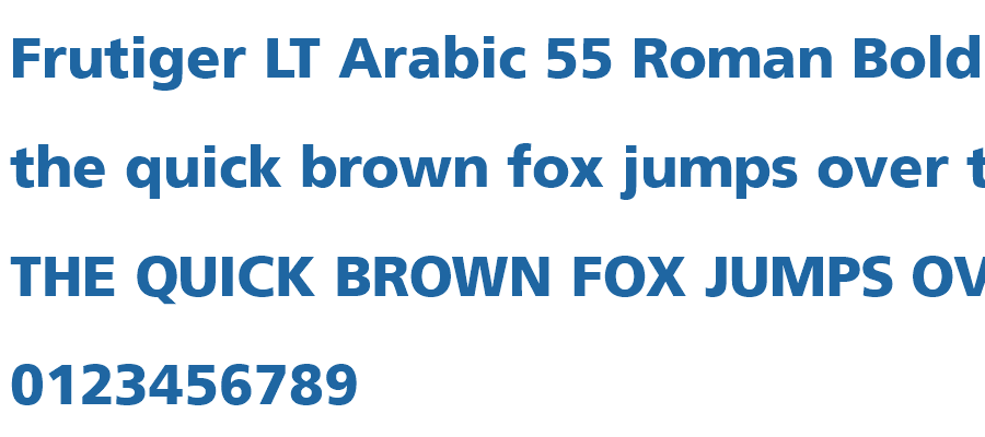 frutiger arabic font free download mac